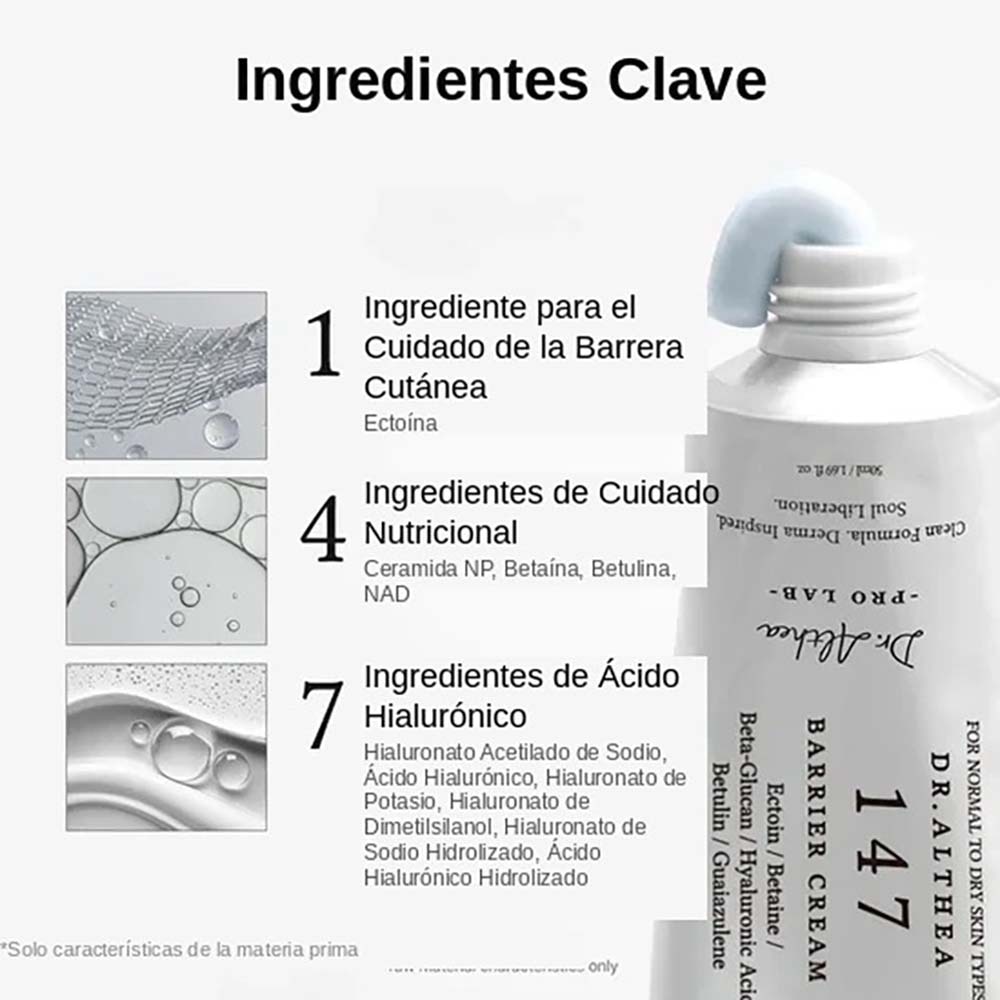 147 BARRIER CREAM DE DR. ALTHEA (CREMA PARA FORTALECER LA BARRERA CUT&Aacute;NEA)